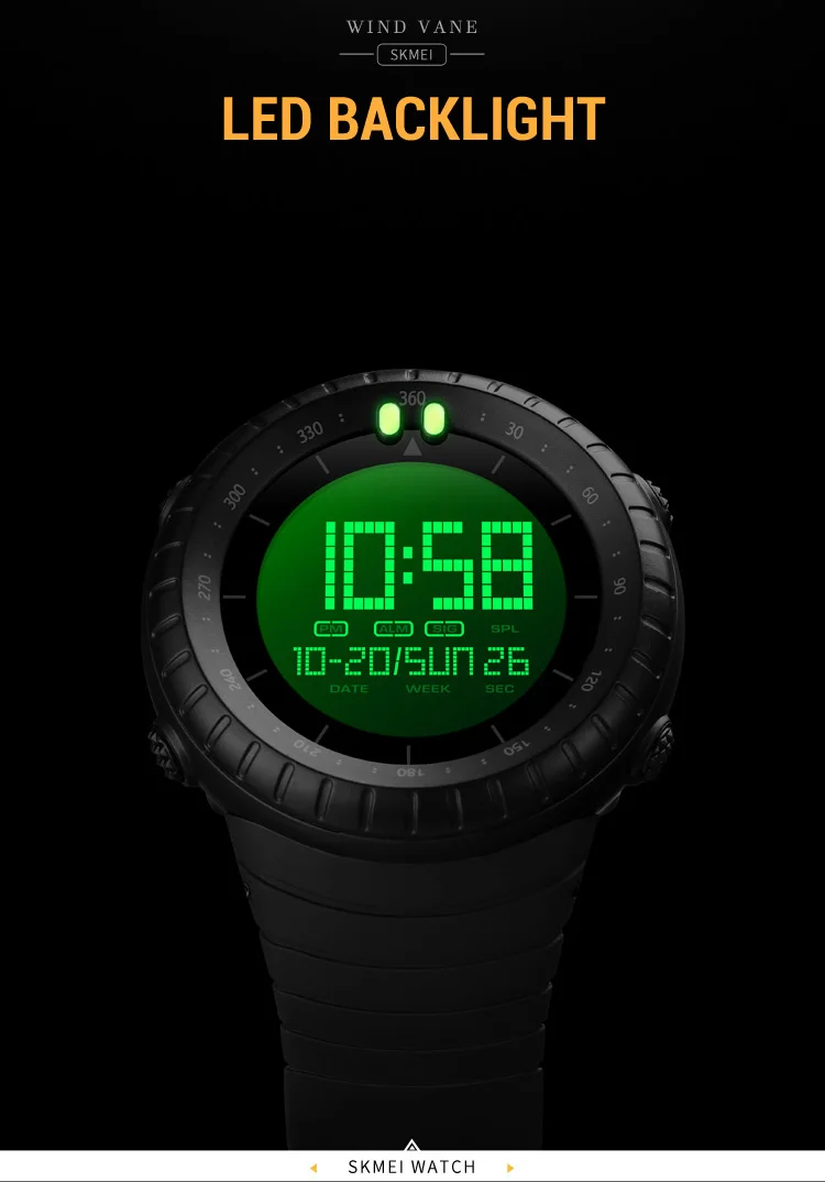 Chrono Alarm, Relógio de Pulso Militar, Moda Masculina, Ao Ar Livre