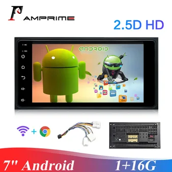 

AMPrime 7" Android 2din Car Radio Multimedia player 1G+16G For Toyota Corolla 2.5D Car Touch Screen GPS Stereo WIFI Autoradio