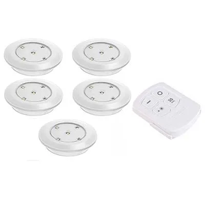 5 lamp 1 controller Беспроводной затемняемый сенсорный датчик Светодиодная подсветка под шкаф светодиодный шайба светильник s настенный светильник шкаф кухонный ночной Светильник - Цвет: 5 lamp 1 controller