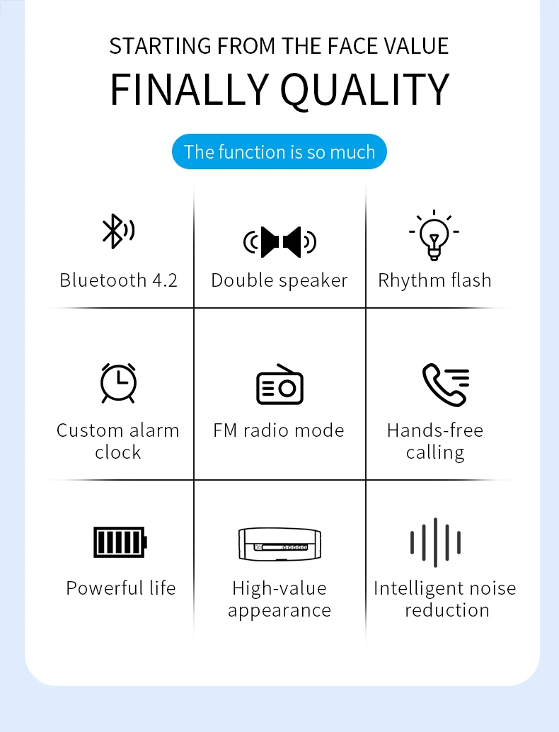 TG157 Bluetooth динамик портативный Открытый громкий динамик Беспроводная колонка 3D 10 Вт стерео музыка объемная Поддержка FM TFCard бас-бокс