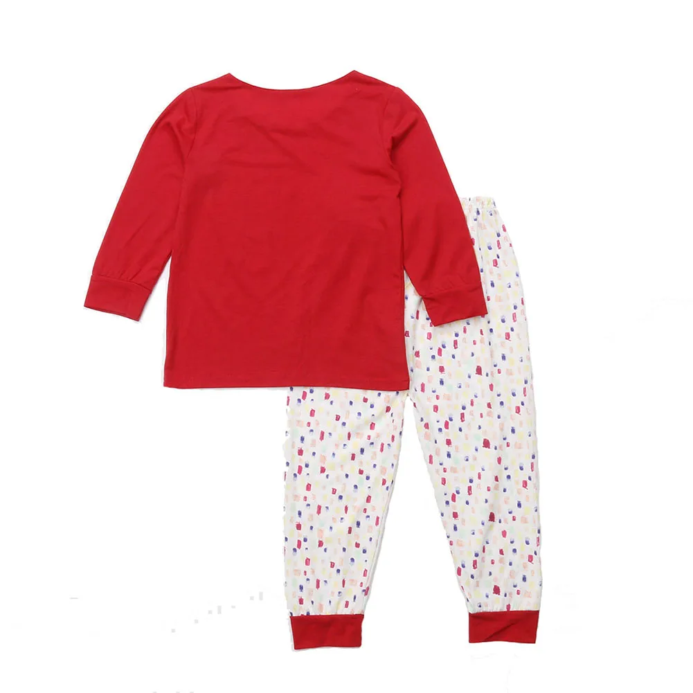 Christmas Family Pajamas Set Christmas Clothes Parent-child Suit Home Sleepwear New Baby Kid Dad Mom Matching Family Outfits