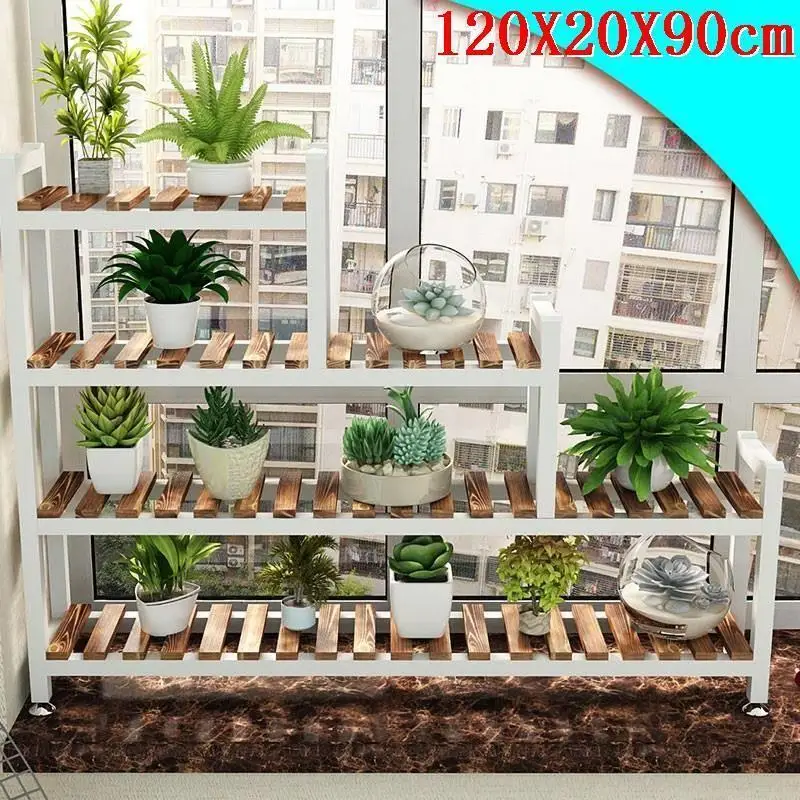 Number 2 Etagere Планте Rak Bunga садовые полки для помещений Stojaki завод стойки Stojak Na Kwiaty балкон полка открытый цветок стенд - Цвет: Number 2