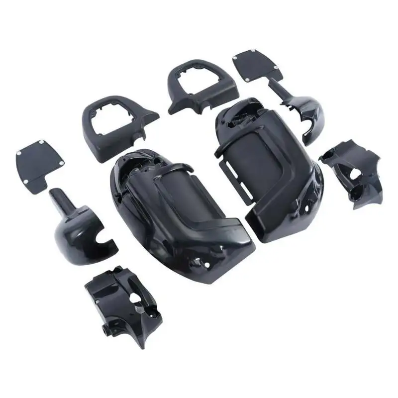 Мотоцикл Неокрашенный Черный нижний вентилируемые ноги Обтекатели для Harley Touring Road King Street скользящий Electra Glide 1983-2013