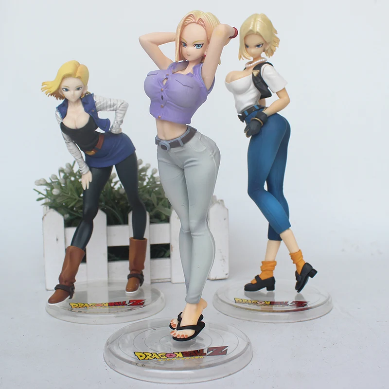 3styel Dragon Ball Z Сексуальная Android 18 лазурит Стрекоза фигурка игрушки коллекция кукла рождественский подарок