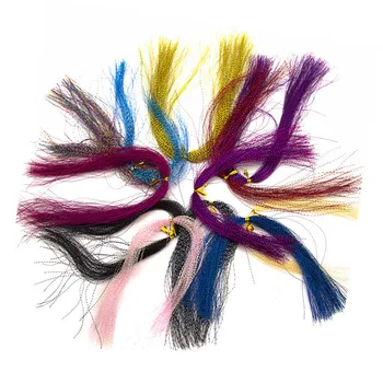 

100 pieces / bag Fly Tying Flat Holo Tinsel Flash Minniw Pike Saltwater Steelhead Streamer Fly Tying Material