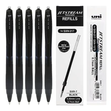 Uni – stylo à bille à pression Mitsubishi Jetstream SXN 157S, 0.7MM, à huile, pour Signature au bureau, étudiants noirs