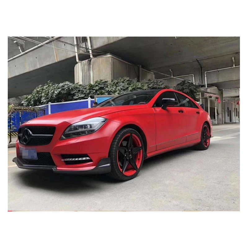 Передний спойлер для Mercedes Benz CLS Class W218 CLS350 550 CLS63 2012 2013 бампера из углеродного