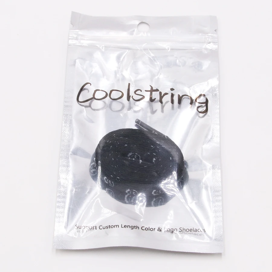 Coolstring Carton Shoe Lace Print Little Old Man Flat Polyester Shoelaces Summer Camping Shoestring Women Running Sneakers