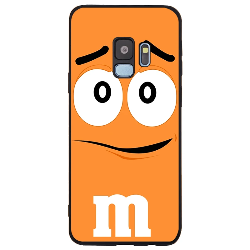 Милый M& M'S Chocolate Candy Чехол Мягкий Силиконовый ТПУ черный чехол для телефона samsung Galaxy Note 8 9 S6 S7 EDGE S8 S9 S10 Plus - Цвет: H19072310-11.jpg