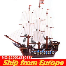 22001 16009 16006 строительные блоки королева месть Пираты Имперского военного корабля корабль с американским флагом 10210 4195 обучающая игрушка для детей