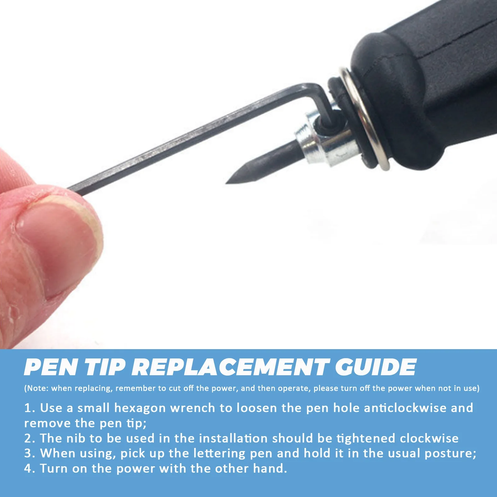 13W Engraving Pen Electric Engraver Tool Jewelry Metal Glass Carving