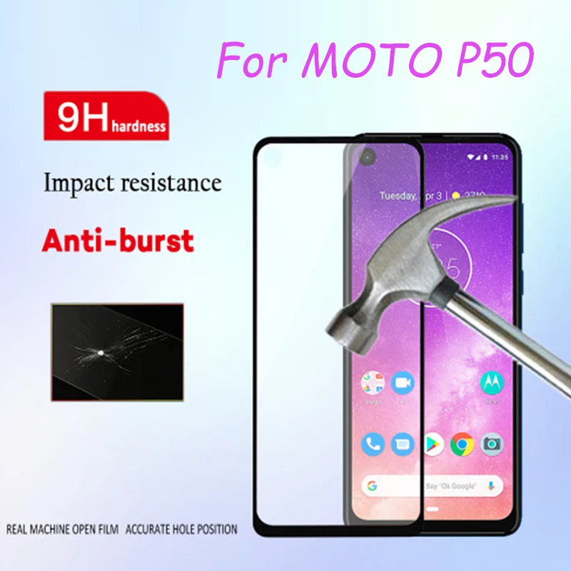 21D высококачественное алюминиевое закаленное стекло для Motorola Moto P50 полное