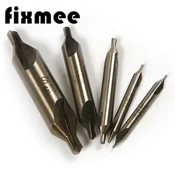 

10pcs 60 Degree Combined Countersink Center Drills Bits 1/1.5/2/3.15/5mm High Speed Steel For Power Tools