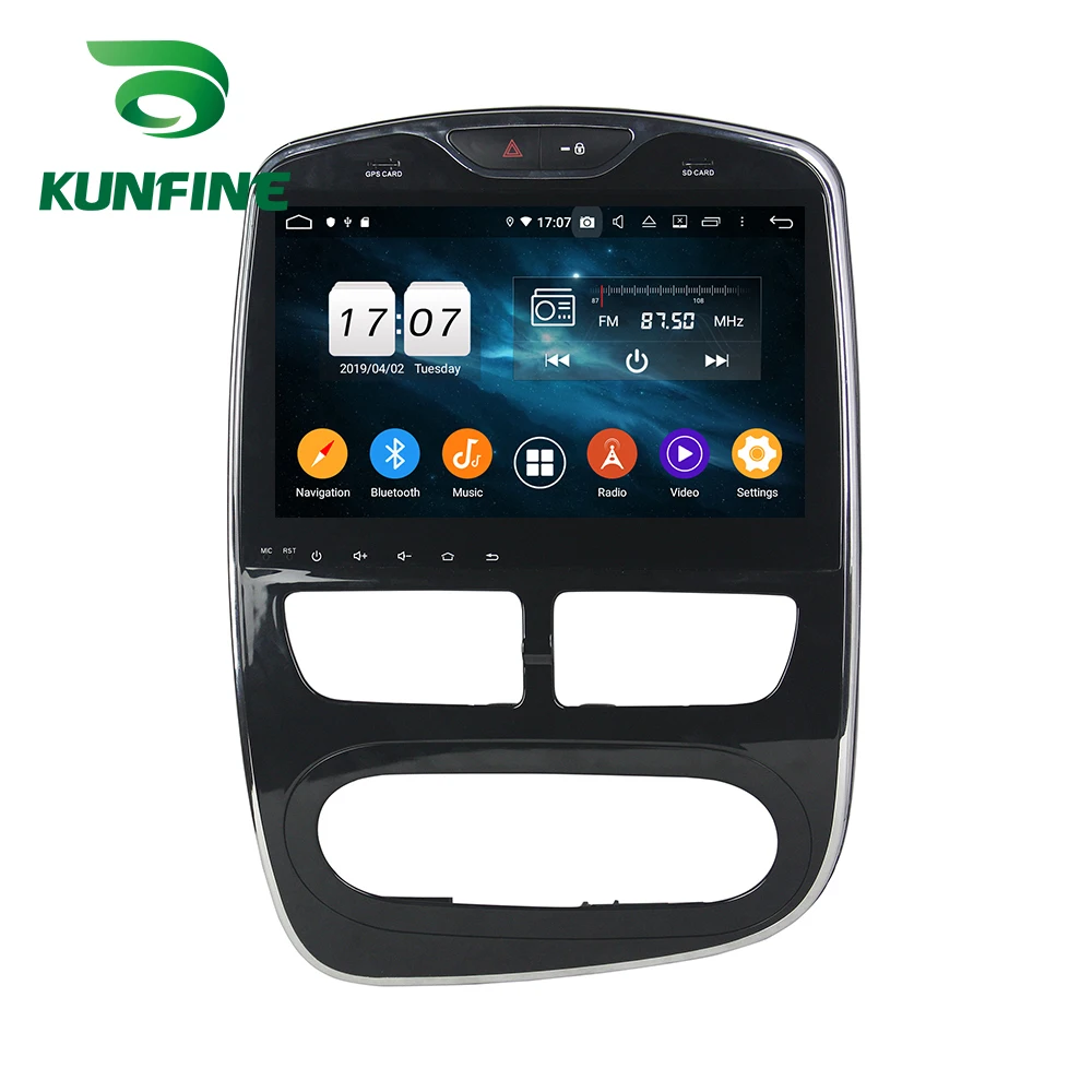 Sale Android 9.0 Octa Core 4GB RAM 64GB ROM Car DVD GPS Navigation Multimedia Player Stereo for Renault Clio 2016 Radio Headunit 1