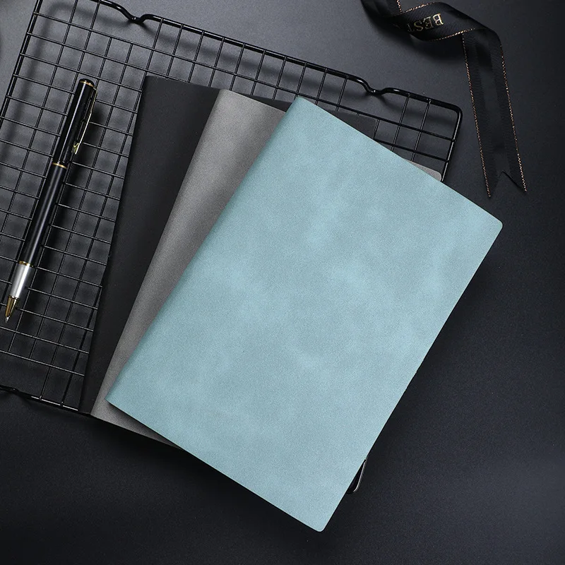 

Soft Cover Hardcover Notebook with Elastic Strap Attached A5 Notepad