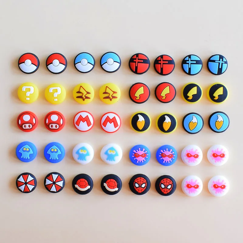4 pcs Silicone Analog Thumb Stick Grips Caps For Nintend Switch NS JoyCon Controller Thumbsticks Cap Skin Lite Cover | Электроника