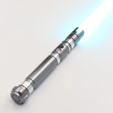 

THLSABER Smooth Swing Metal Hilt Dueling Lightsaber Toys Metal Handle Saber 10 SoundFonts 12 LED Light Force FX FOC Sword -TS012