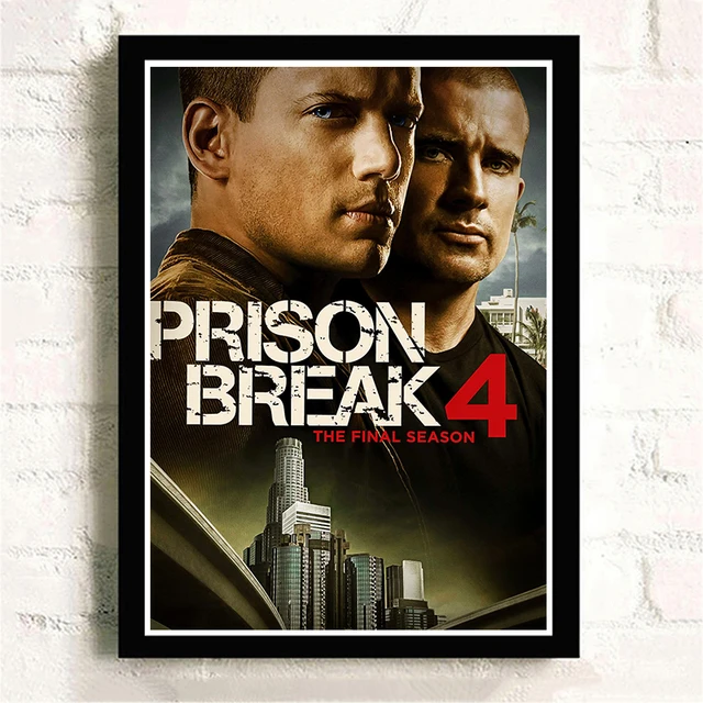 New Prison Break Posters Filme Branco Papel Revestido Imprime Alta  Definição Imagem Clara Decoração de casa Sala Quarto Bar