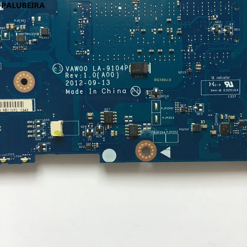 PALUBEIRA CN-0HDY2Y 0HDY2Y HDY2Y VAW00 LA-9104P w I3-3217U Процессор для Dell Inspiron 3521 5521 Материнская плата ноутбука тестирование