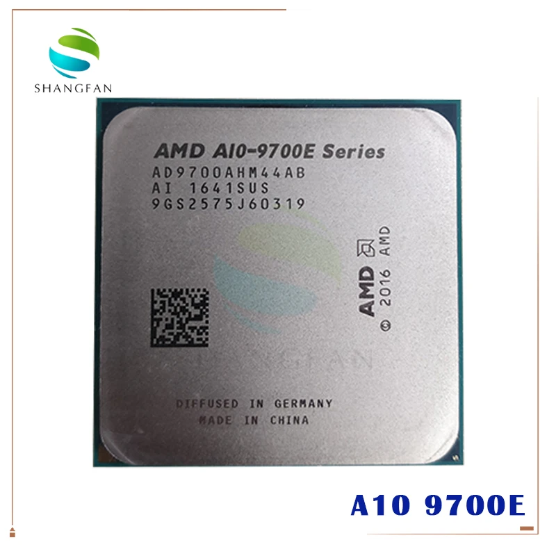 AMD A10 Series 9700E 3 0 ГГц четырехъядерный ЦПУ процессор AD9700AHM44AB разъем AM4 распродажа