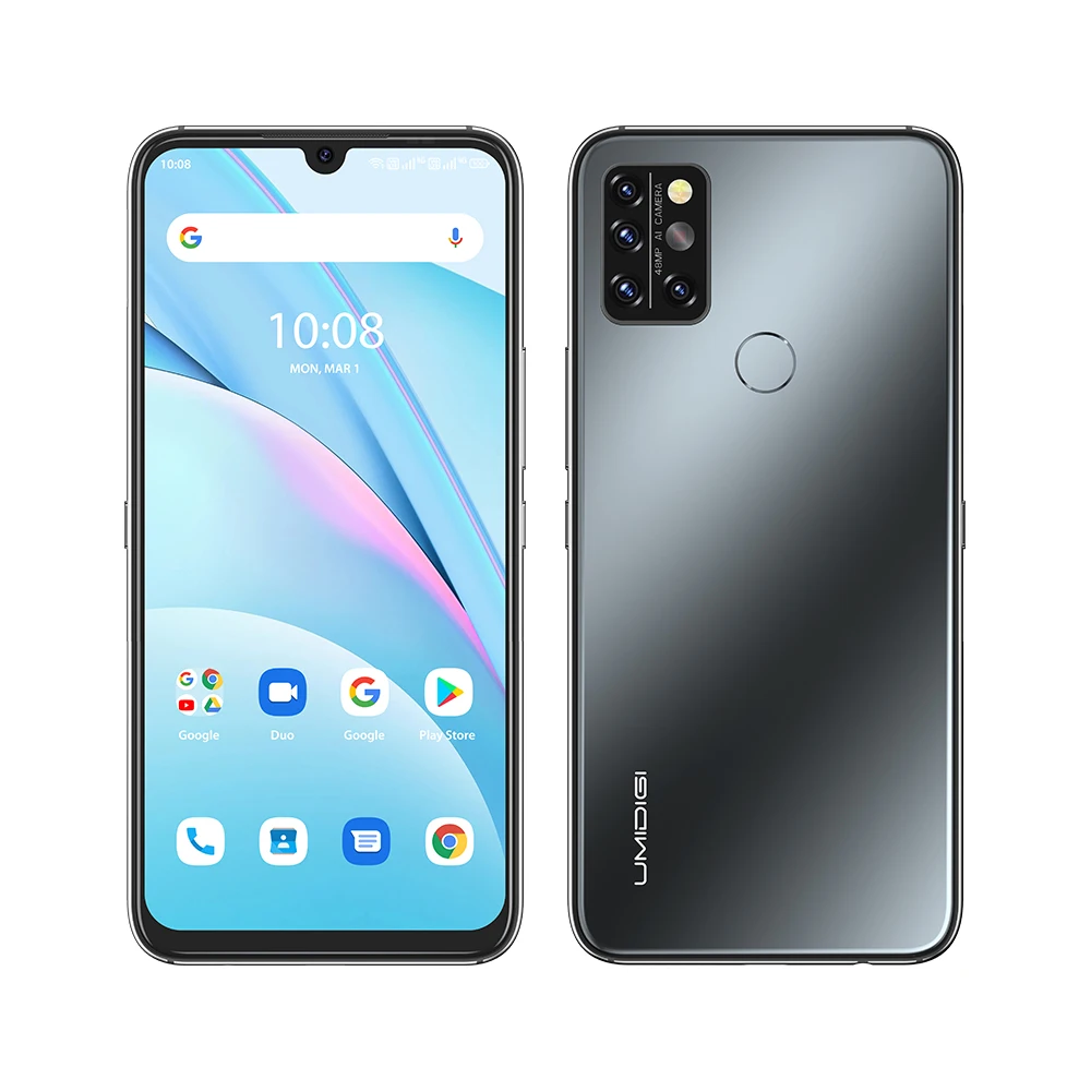 UMIDIGI A9 Pro 2021 Android 11 RAM 8GB 128GB Samrtphone 48MP AI Matrix Quad Camera Helio P60 Octa Core 6.3"FHD+ Display 4150mAh 8gb ddr3 8GB RAM