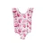 2020 Kid Baby Girl Ruffles Leopard /Flower Printed Bikini Swimwear Купальник Купальный Пляжный Костюм Наряды 6M-5Years