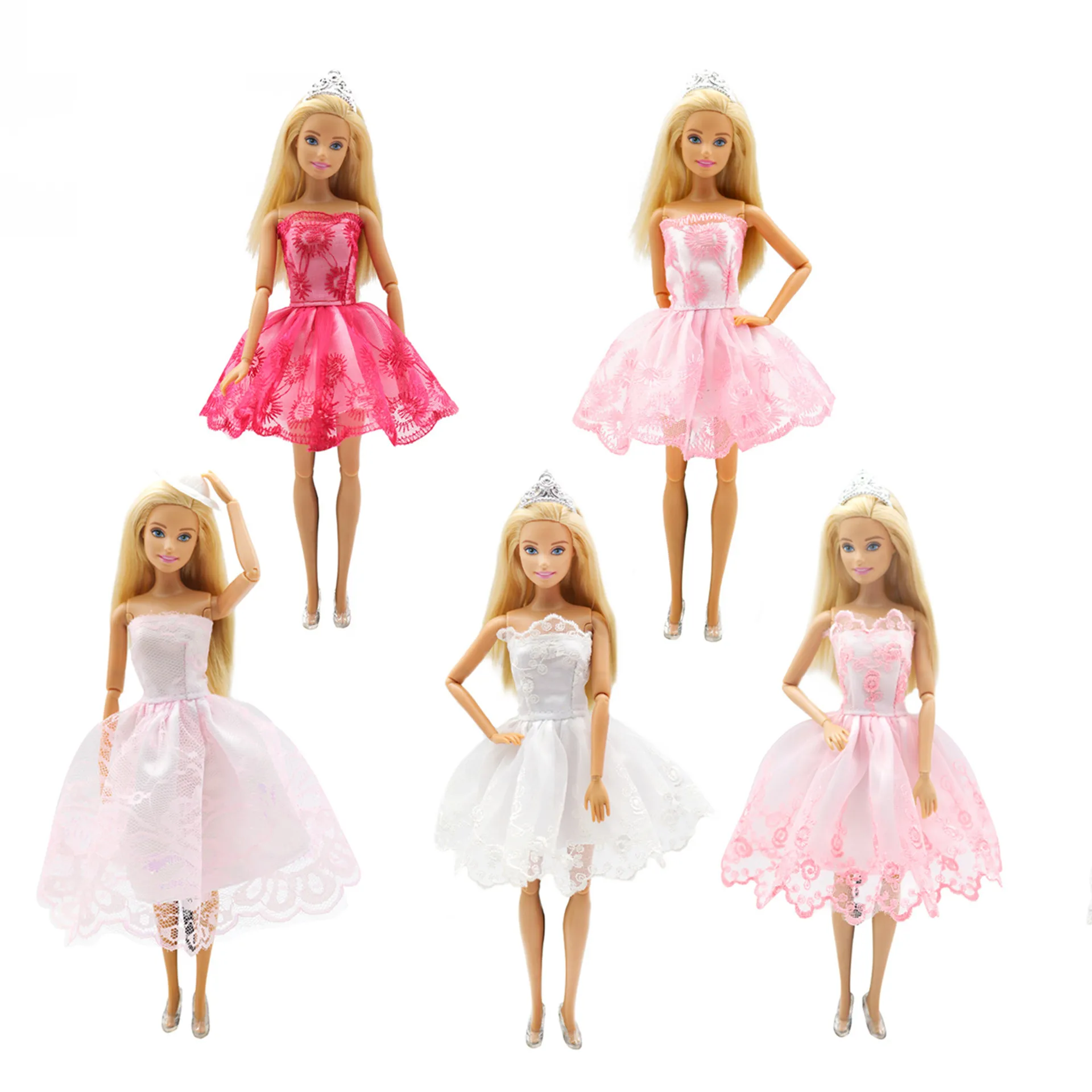 Платье принцессы BJD куклы одежда наряды для Барби аксессуары игра дом