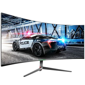 Titan Army 29.5-inch 21:9 Wide-Screen 100Hz Smart Split With Ambient Light Curved Gaming Monitor Screen Quasi 2K High-Definition