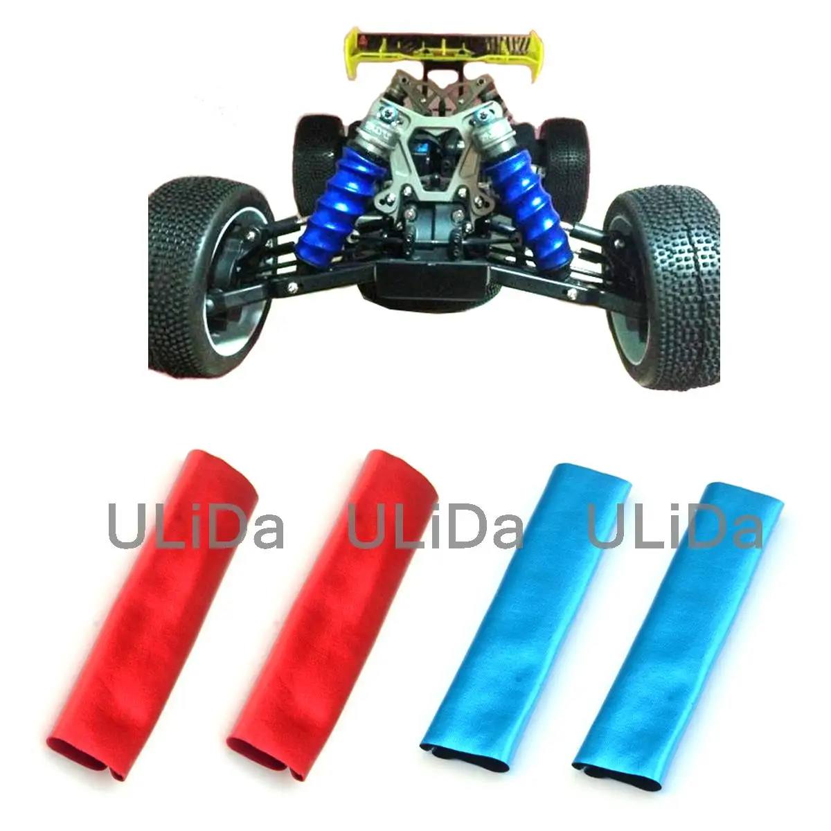 

4Pcs Shock Absorber Cover Dust-proof 1/8 Off Road Car Truck Buggy Monster RC Car