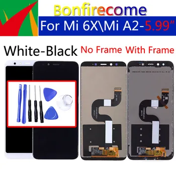 

5.99" Original Display For Xiaomi Mi 6X Mi6X LCD Touch Screen Digitizer With Frame Replacement For Xiaomi Mi A2 MiA2 Assembly