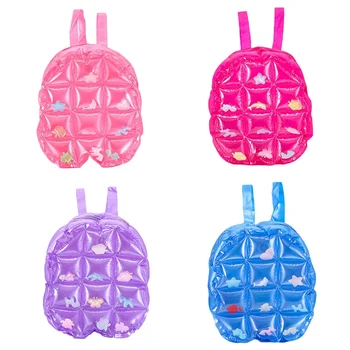 

1 PC Inflatable Bubble Backpack PVC Blow Up Rave Festive Bopping Spice Girls Double Shoulder Bag Funny Travel Party Backpack