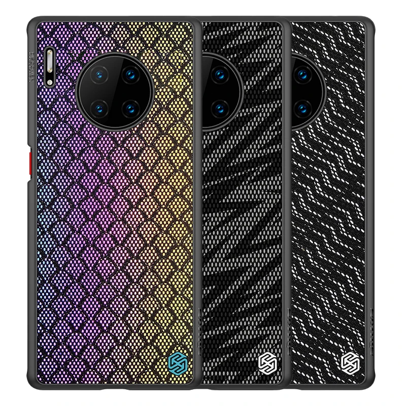 Для huawei mate 30 Pro Роскошный чехол для телефона Fundas NILLKIN Twinkle чехол гибкий ТПУ PC полиэстер сетка светоотражающий чехол для телефона