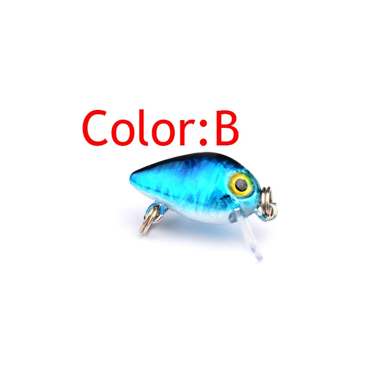 New Wobler Na Ryby 2019 Hard Trough 2.6cm Fishing Lure 1.6g Leurre Dur Plastic Hard Bait Small Wobblers Sahte Yemler Micro Shad