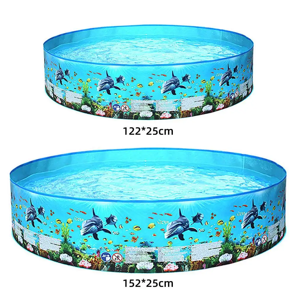 

152x25CM Swimming Pool Creative Home Garden piscine outdoor Foldable Summer Inflatable water play pool For Children kids Family