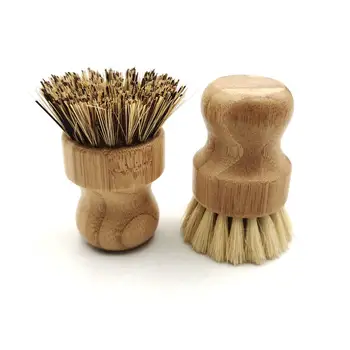 

Gongfu Tea Tools Brush Wooden Bamboo Round Washing Brush Kitchen Round Handle Easy Use Convenient Cleaning Tool