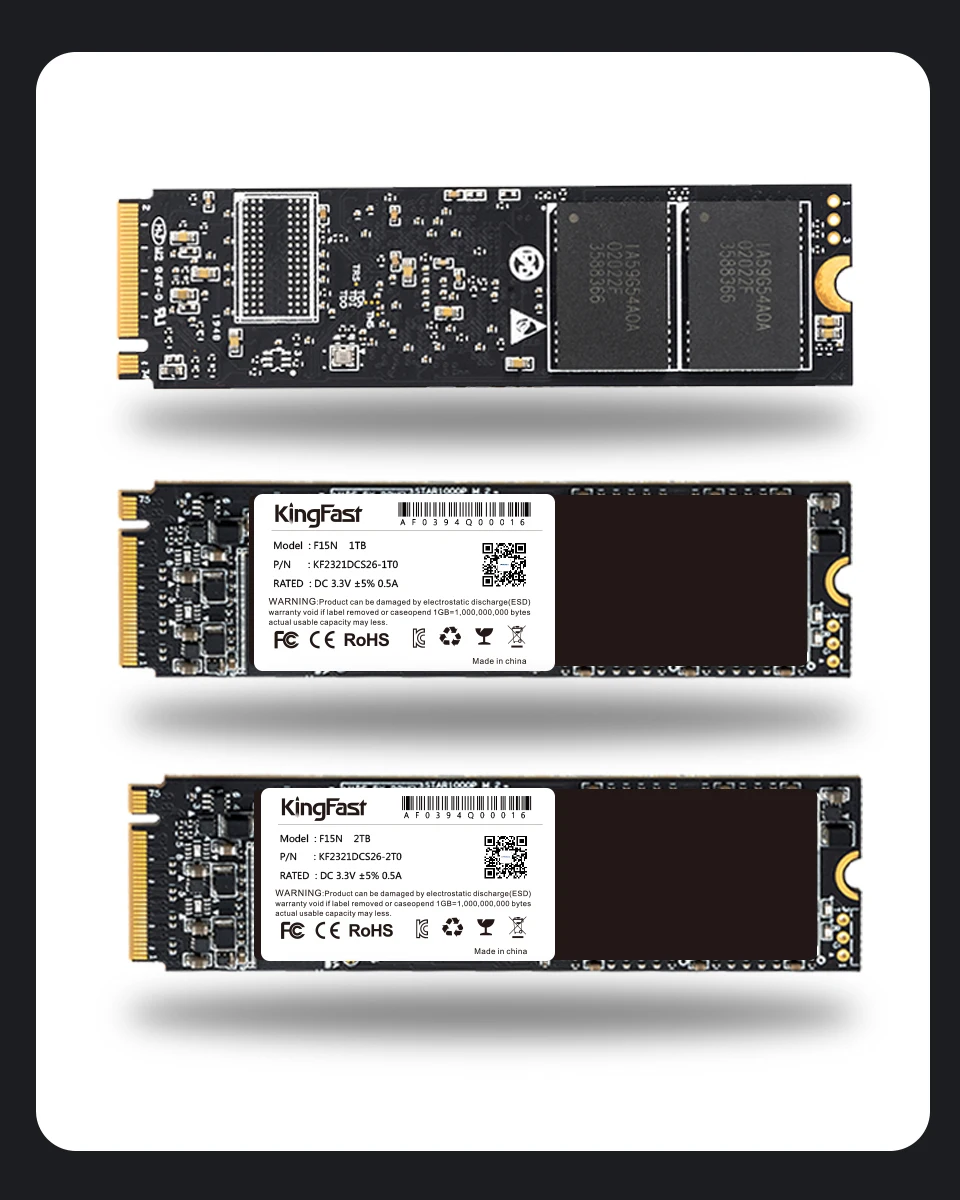 KingFast SSD M2 NVME 1TB 256GB 512GB 1 tb SSD 2TB M.2 NVMe PCIe SSD M2 2280 Internal Hard Drive 2tb Hard Disk for Laptop Desktop 2 tb internal ssd