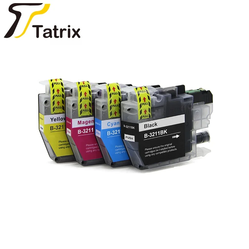 One set Tatrxi совместимый чернильный картридж для принтера Brother LC3211 LC3213 B-3211 костюм для Brother DCP-J772DW DCP-J774DW MFC-J890DW MFC-J895DW - Color: One set