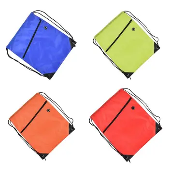 

Drawstring Bag Multifunctional Water Resistant Portable Double Shoulder Strap Sack Duffle For Yoga Running Travel