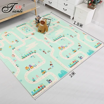 

Baby crawling mat thickened baby living room home foldable climbing mat foam tasteless poison XPE mat whole sheet LB61820