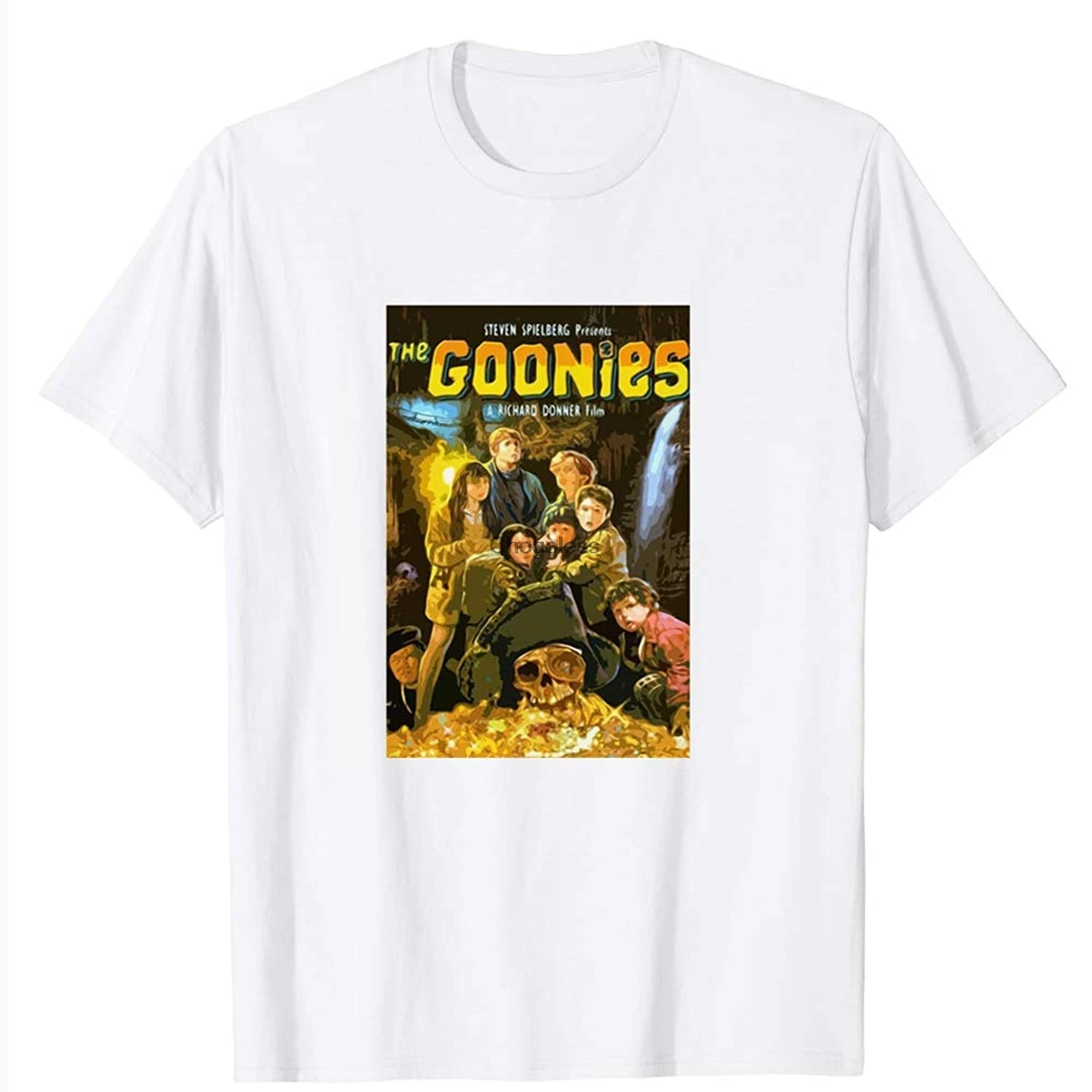 hipótesis Él mismo Desafortunadamente Camiseta Unisex de Goonies para hombres, mujeres y niñas, cubierta de la  película de los 80, dibujos animados, divertido, Hipster, Pop Art, regalo  divertido| | - AliExpress