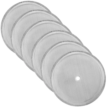 

French Press Replacement Filters Mesh Sn Coffee Press Filters-Includes Metal Center Ring Reusable Stainless Steel Mesh Repla