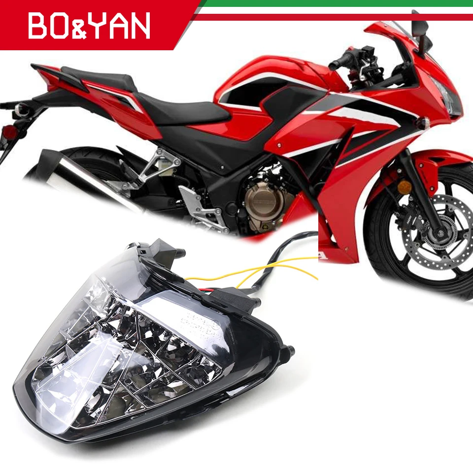 CBR300R для Honda cbr125r CBR150R CBR250R CB300F 2011- мотоцикл задний тормоз поворотники Интегрированный Светодиодный светильник