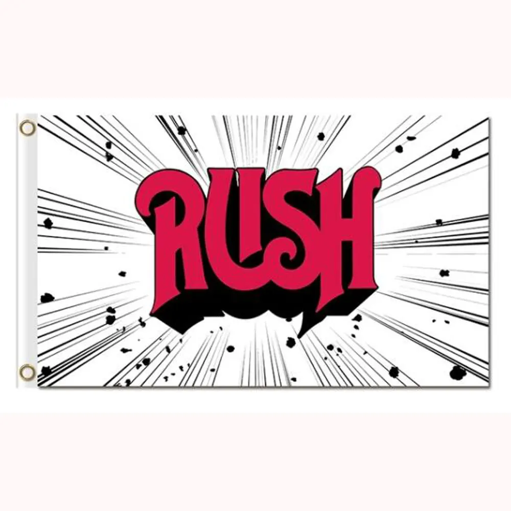 Высокое качество 3x5ft Rush музыкальный флаг полиэстер украшения