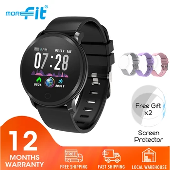 

Morefit 306 Smart Watch IP68 Waterproof Tempered Glass Men Sports Fitness Tracker Heart Rate Monitor Anti-lost Function