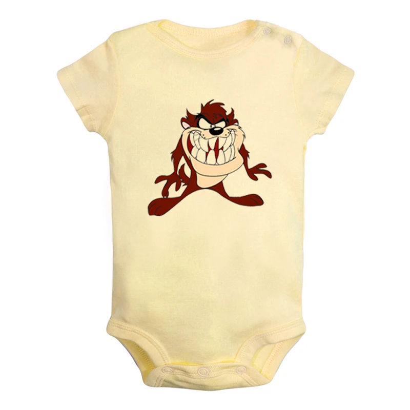 JcBaby1346YD Милая надменная счастливая утка Лола Банни, Одежда для новорожденных мальчиков и девочек, комбинезон с принтом, боди для младенцев, хлопковая одежда с короткими рукавами - Цвет: JcBaby1346YD