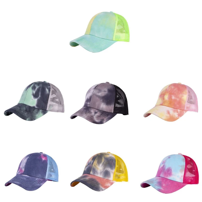 

Ponytail Baseball Cap Women Snapback Dad Hat Mesh Trucker Caps Messy Bun Summer Hat Female Adjustable Hip Hop Hats