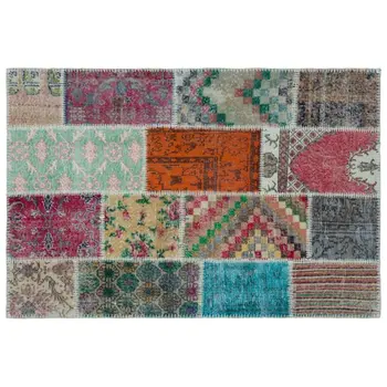 

Handmade Natural Vintage Patchwork Area Rug 120x180 Cm-3'11''X5'11''