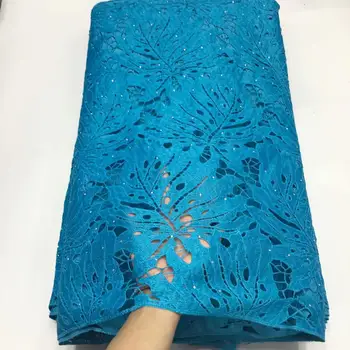 

African Milk Silk Dress Nigerian Net Lace Fabric High Quality French Cord Lace Fabric African Applique Lace Fabric In Wedding