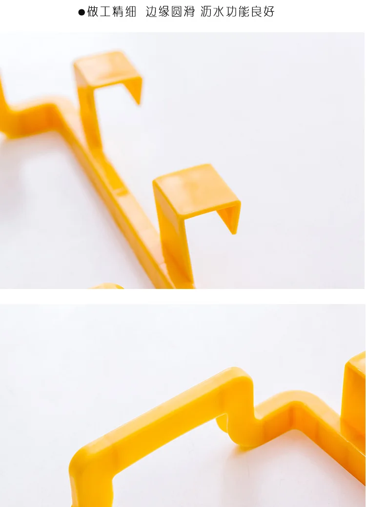 Kitchen Door Back Type Hand Garbage Bag Holder Household Cabinets Door Hanging Cleaning cloth Rack Garbage Can Rack