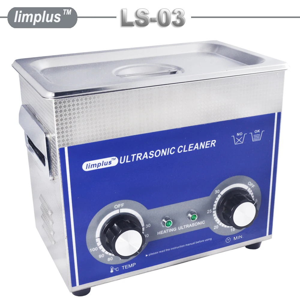 Ультразвуковой очиститель Limplus 3L 120W 110/220 V чистящее решение для цепи Borad